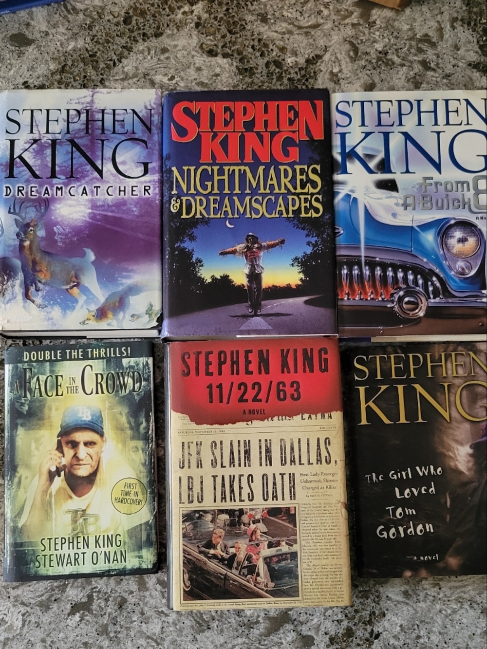 Stephen King 7 Hardcover Book Lot